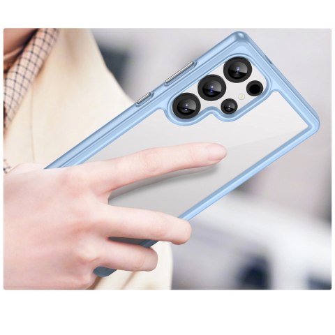 Etui silikonowe Outer Space Case z żelową ramką do Samsung Galaxy S25 Ultra - niebieskie Etui silikonowe Outer Space Case z żelową ramką do Samsung Galaxy S25 Ultra - niebieskie