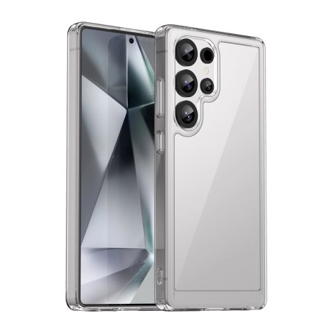 Etui silikonowe Outer Space Case z żelową ramką do Samsung Galaxy S25 Ultra - przezroczyste Etui silikonowe Outer Space Case z żelową ramką do Samsung Galaxy S25 Ultra - przezroczyste