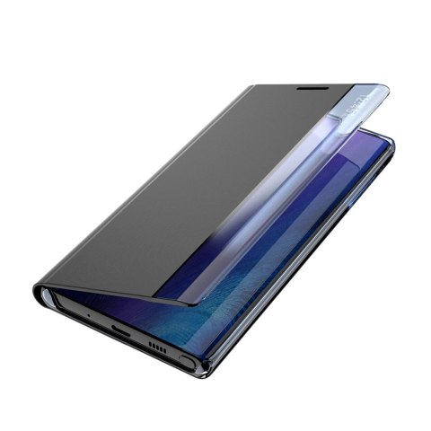 New Sleep Case etui do Samsung Galaxy S25 pokrowiec z klapką i podstawką - czarne New Sleep Case etui do Samsung Galaxy S25 pokrowiec z klapką i podstawką - czarne