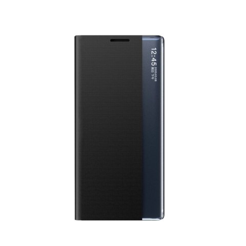 New Sleep Case etui do Samsung Galaxy S25+ pokrowiec z klapką i podstawką - czarne New Sleep Case etui do Samsung Galaxy S25+ pokrowiec z klapką i podstawką - czarne