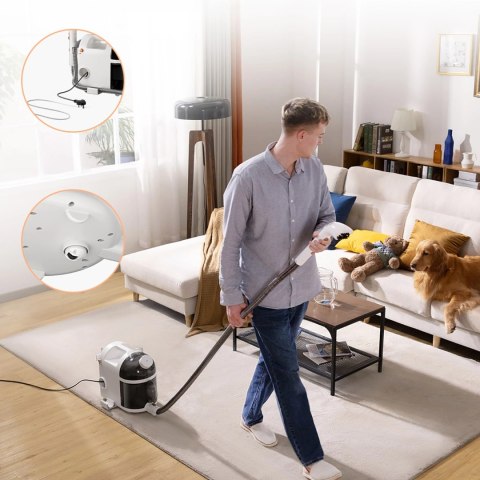 Odkurzacz piorący UWANT B200 12000Pa 1900W z funkcją czyszczenia parowego Deep Cleaning - biały Odkurzacz piorący UWANT B200 12000Pa 1900W z funkcją czyszczenia parowego Deep Cleaning - biały