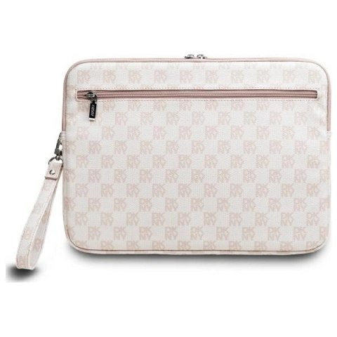 Pokrowiec na laptopa DKNY Sleeve Checkered Pattern Printed Stripes 14" - różowy Pokrowiec na laptopa DKNY Sleeve Checkered Pattern Printed Stripes 14" - różowy