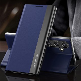 Sleep Case Pro etui do Samsung Galaxy S24 FE z klapką i podstawką - niebieskie
