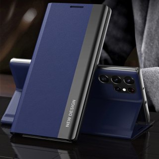 Sleep Case Pro etui do Samsung Galaxy S25 Ultra z klapką i podstawką - niebieskie