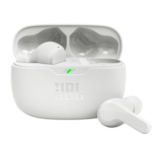 Słuchawki JBL Wave Beam bezprzewodowe dokanałowe Bluetooth 5.2 IP54 IPX2 - białe