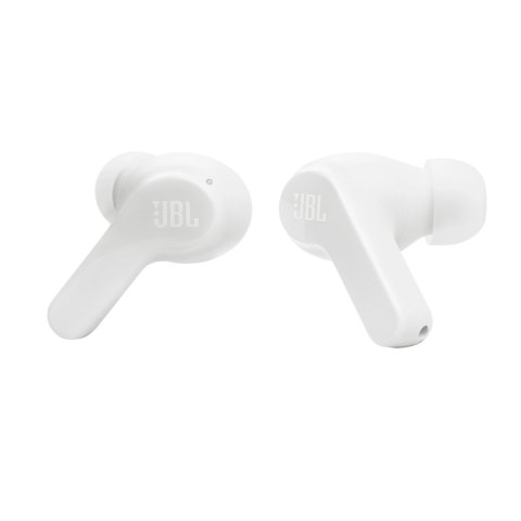 Słuchawki JBL Wave Beam bezprzewodowe dokanałowe Bluetooth 5.2 IP54 IPX2 - białe Słuchawki JBL Wave Beam bezprzewodowe dokanałowe Bluetooth 5.2 IP54 IPX2 - białe