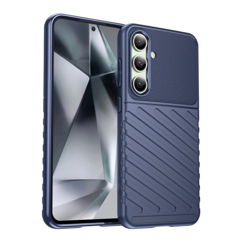 Thunder Case etui do Samsung Galaxy S24 FE silikonowy pancerny pokrowiec - niebieskie