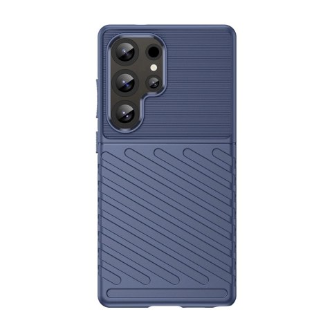 Thunder Case etui do Samsung Galaxy S25 Ultra silikonowy pancerny pokrowiec - niebieskie