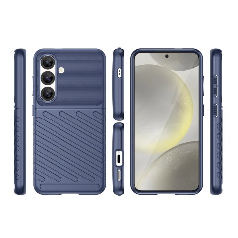 Thunder Case etui do Samsung Galaxy S25 silikonowy pancerny pokrowiec - niebieski