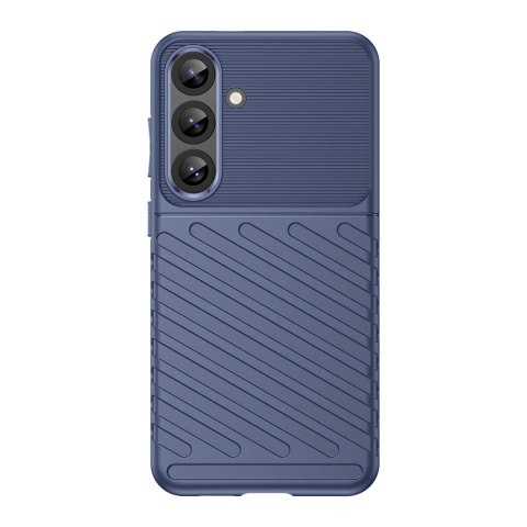Thunder Case etui do Samsung Galaxy S25+ silikonowy pancerny pokrowiec- niebieskie