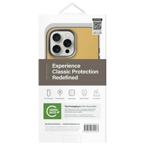 UNIQ etui Lyden DS iPhone 16 Pro Max 6.9" Magclick Charging żółto-szary/yellow-grey UNIQ etui Lyden DS iPhone 16 Pro Max 6.9" Magclick Charging żółto-szary/yellow-grey