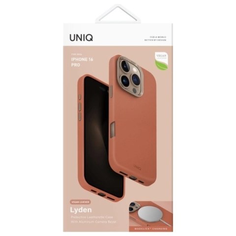 UNIQ etui Lyden iPhone 16 Pro 6.3" Magclick Charging terracotta UNIQ etui Lyden iPhone 16 Pro 6.3" Magclick Charging terracotta