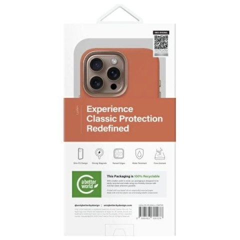 UNIQ etui Lyden iPhone 16 Pro 6.3" Magclick Charging terracotta UNIQ etui Lyden iPhone 16 Pro 6.3" Magclick Charging terracotta