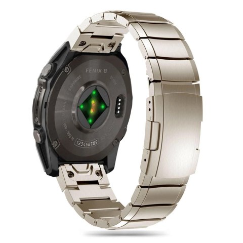Bransoletka Tech-Protect SteelBand na Garmin Fenix 5 / 6 / 6 PRO / 7 / 8 (47 MM) / E - tytanowe Bransoletka Tech-Protect SteelBand na Garmin Fenix 5 / 6 / 6 PRO / 7 / 8 (47 MM) / E - tytanowe