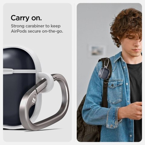 Etui Spigen Classic C1 na AirPods 4 - grafitowe
