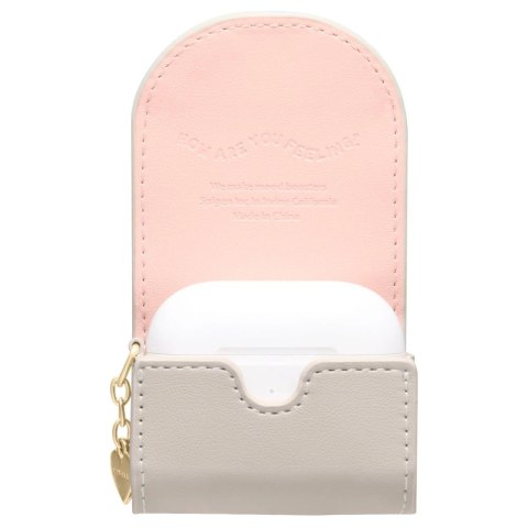 Etui Spigen Cyrill Mini Bag na AirPods 4 - beżowe Etui Spigen Cyrill Mini Bag na AirPods 4 - beżowe