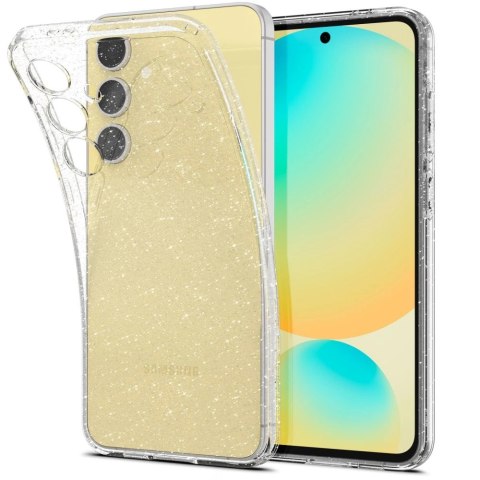 Etui Spigen Liquid Crystal na Samsung Galaxy S24 FE - przezroczysto-brokatowe Etui Spigen Liquid Crystal na Samsung Galaxy S24 FE - przezroczysto-brokatowe