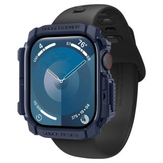Etui Spigen Rugged Armor na Apple Watch 10 46 mm - granatowe
