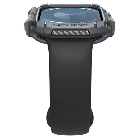 Etui Spigen Rugged Armor na Apple Watch 10 46 mm - szare Etui Spigen Rugged Armor na Apple Watch 10 46 mm - szare