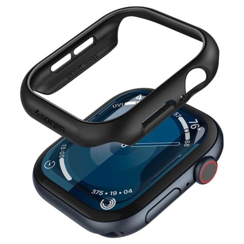 Etui Spigen Thin Fit na Apple Watch 10 46 mm - czarne Etui Spigen Thin Fit na Apple Watch 10 46 mm - czarne