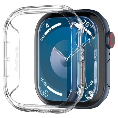 Etui Spigen Thin Fit na Apple Watch 10 46 mm - przezroczyste Etui Spigen Thin Fit na Apple Watch 10 46 mm - przezroczyste