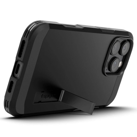 Etui Spigen Tough Armor "T" MagSafe na iPhone 16 Pro - czarne Etui Spigen Tough Armor "T" MagSafe na iPhone 16 Pro - czarne