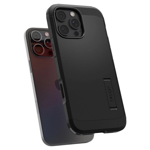 Etui Spigen Tough Armor "T" MagSafe na iPhone 16 Pro - czarne Etui Spigen Tough Armor "T" MagSafe na iPhone 16 Pro - czarne