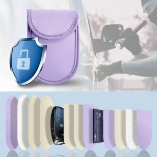 Etui na kluczyki samochodowe Tech-Protect KLR100 blokujące RFID- fioletowe
