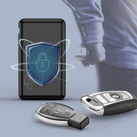 Etui na kluczyki samochodowe Tech-Protect KLR200 metalowe blokujące RFID - czarne