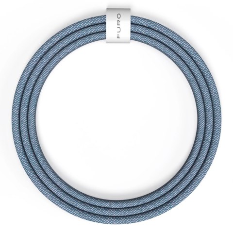 Kabel Puro Fabrik 60W USB-C - USB-C 1,5m - niebieski Kabel Puro Fabrik 60W USB-C - USB-C 1,5m - niebieski