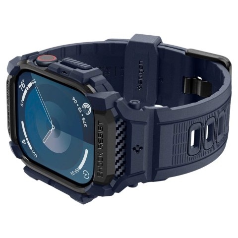 Pasek Spigen Rugged Armor "Pro" do Apple Watch 46 mm - niebieski