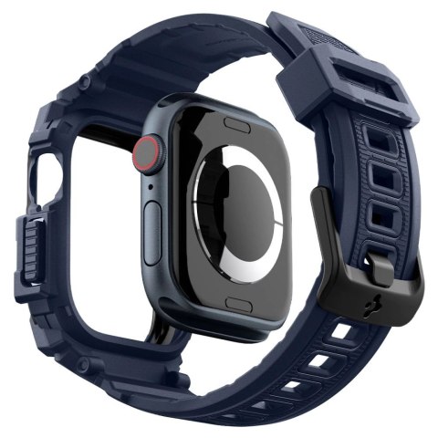 Pasek Spigen Rugged Armor "Pro" do Apple Watch 46 mm - niebieski