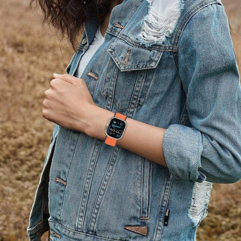 Pasek Tech-Protect Nylon na Apple Watch 40 / 41 / 42 mm pomarańczowy