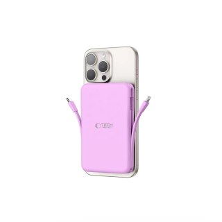Powerbank Tech-Protect PB31 MagSafe 10000mAH - fioletowy