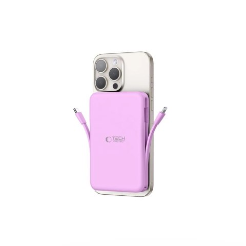 Powerbank Tech-Protect PB31 MagSafe 10000mAH - fioletowy Powerbank Tech-Protect PB31 MagSafe 10000mAH - fioletowy
