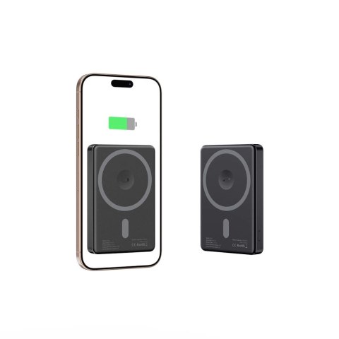 Powerbank Tech-Protect PB33 LifeMag MagSafe 5000mAH - czarny Powerbank Tech-Protect PB33 LifeMag MagSafe 5000mAH - czarny