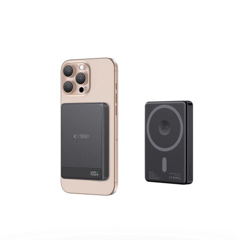 Powerbank Tech-Protect PB33 LifeMag MagSafe 5000mAH - czarny Powerbank Tech-Protect PB33 LifeMag MagSafe 5000mAH - czarny