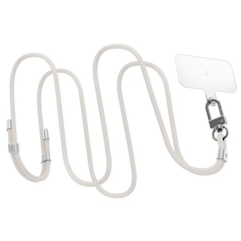 Smycz i zawieszka Spigen Universal Set - biała Smycz i zawieszka Spigen Universal Set - biała