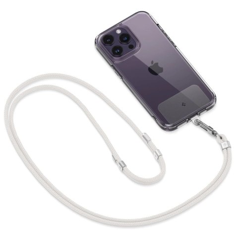Smycz i zawieszka Spigen Universal Set - biała Smycz i zawieszka Spigen Universal Set - biała