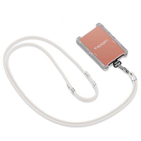 Smycz i zawieszka Spigen Universal Set - biała Smycz i zawieszka Spigen Universal Set - biała