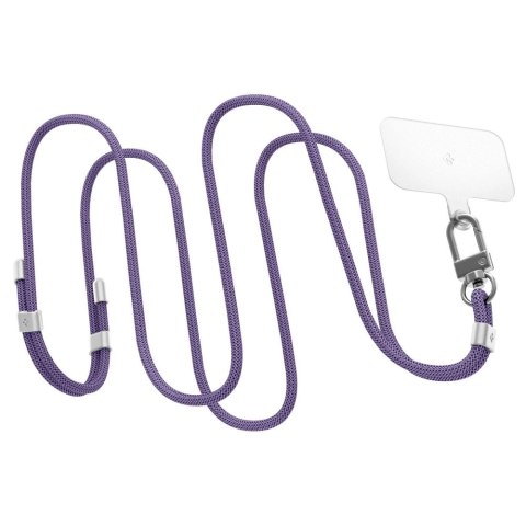 Smycz i zawieszka Spigen Universal Set - fioletowa Smycz i zawieszka Spigen Universal Set - fioletowa