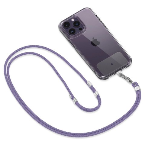 Smycz i zawieszka Spigen Universal Set - fioletowa Smycz i zawieszka Spigen Universal Set - fioletowa