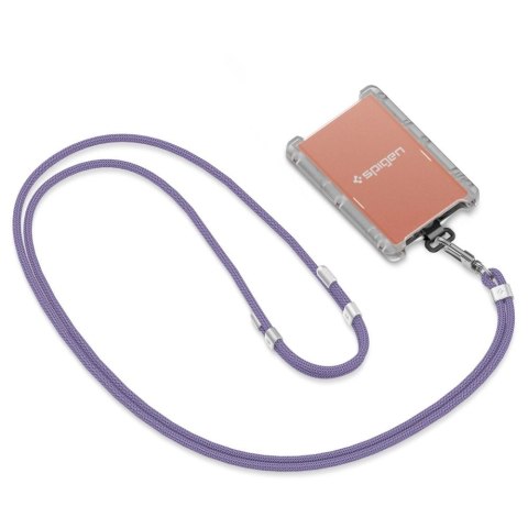 Smycz i zawieszka Spigen Universal Set - fioletowa Smycz i zawieszka Spigen Universal Set - fioletowa