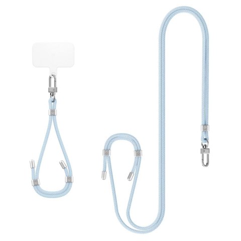 Smycz i zawieszka Spigen Universal Set - niebieska Smycz i zawieszka Spigen Universal Set - niebieska