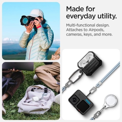Smycz i zawieszka Spigen Universal Set - niebieska Smycz i zawieszka Spigen Universal Set - niebieska