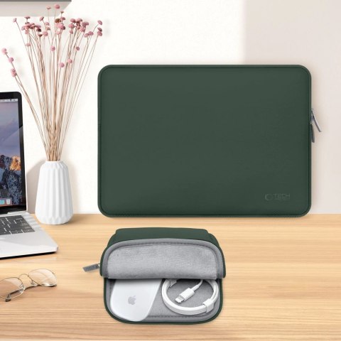Torba na laptopa 13-14 Tech-Protect Neoslim - zielona