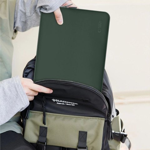 Torba na laptopa 13-14 Tech-Protect Neoslim - zielona
