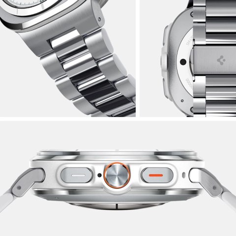 Bransoleta Spigen Modern Fit Band na Samsung Galaxy Watch Ultra 47mm - srebrna Bransoleta Spigen Modern Fit Band na Samsung Galaxy Watch Ultra 47mm - srebrna