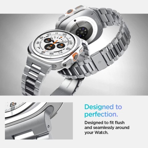 Bransoleta Spigen Modern Fit Band na Samsung Galaxy Watch Ultra 47mm - srebrna Bransoleta Spigen Modern Fit Band na Samsung Galaxy Watch Ultra 47mm - srebrna