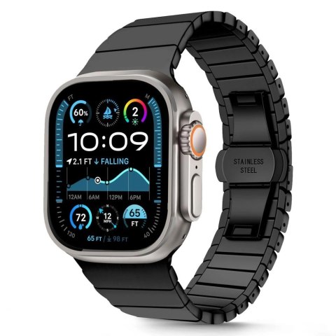 Bransoletka Tech-Protect LinkBand na Apple Watch 44 / 45 / 46 / 49 mm - czarne Bransoletka Tech-Protect LinkBand na Apple Watch 44 / 45 / 46 / 49 mm - czarne
